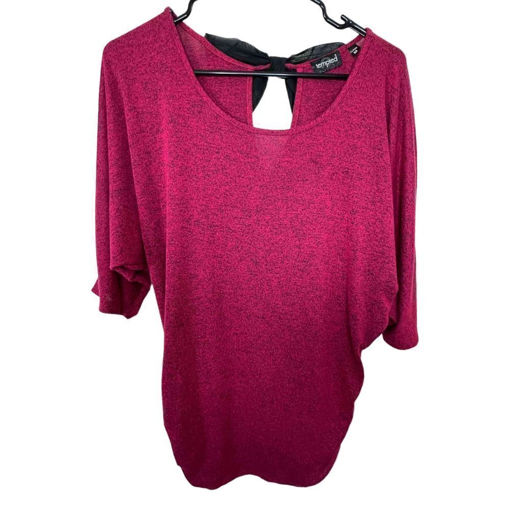 Tempted Maroon Blouse With Bow